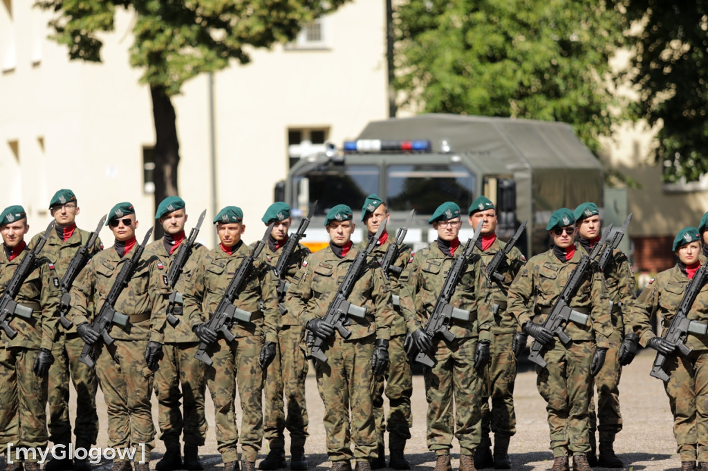 Przysięga wojskowa w Głogowie
