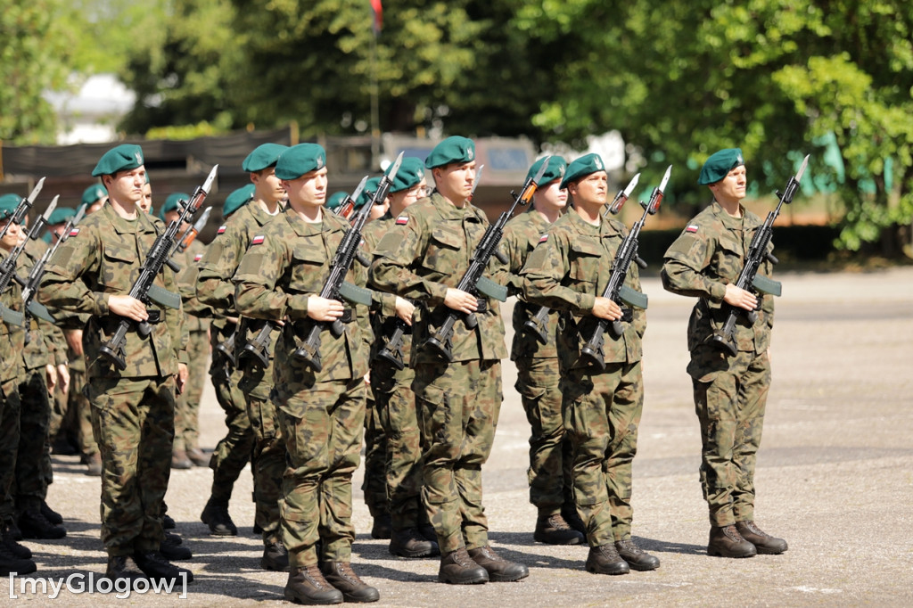 Przysięga wojskowa w Głogowie