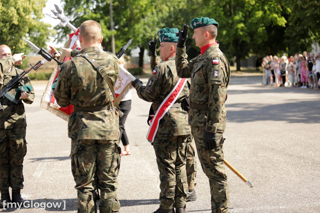 Przysięga wojskowa w Głogowie
