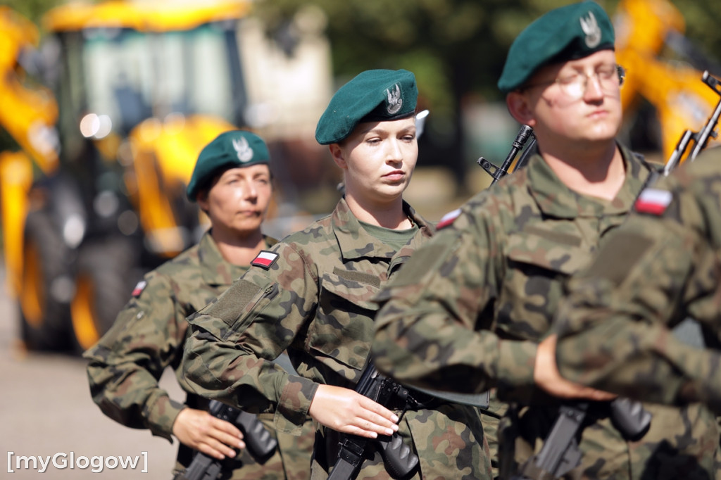 Przysięga wojskowa w Głogowie