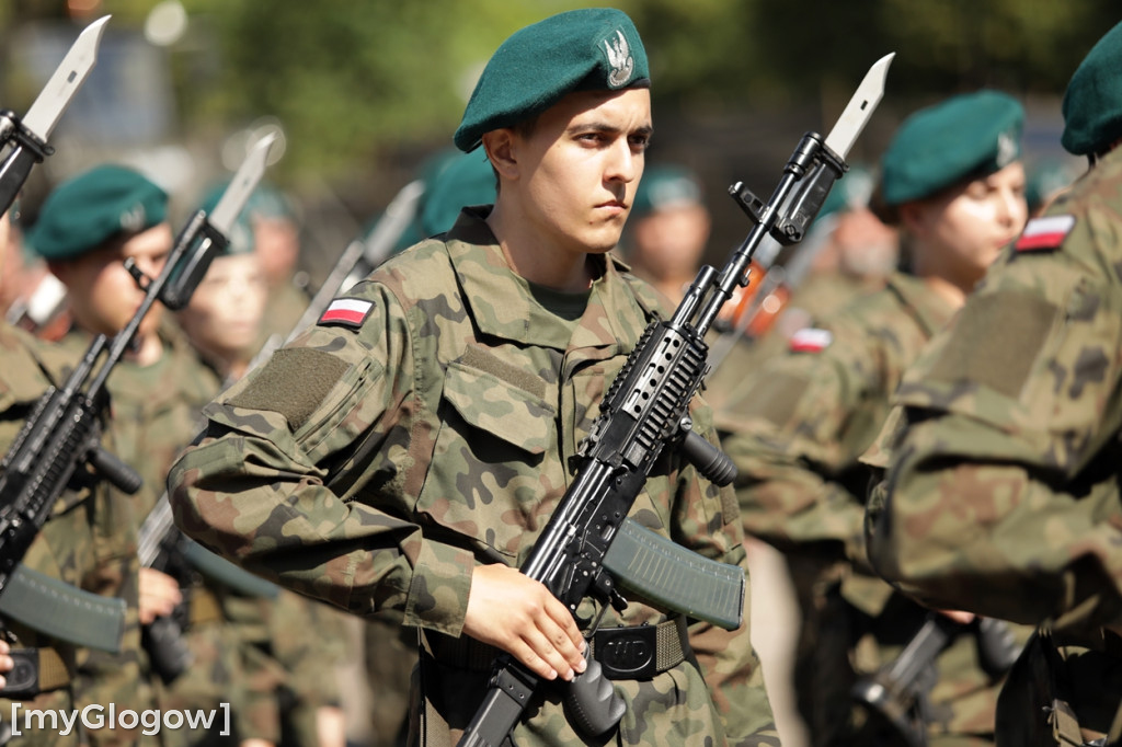 Przysięga wojskowa w Głogowie