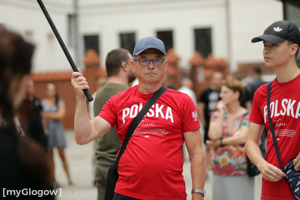 Protest w Głogowie przeciwko nielegalnym migrantom