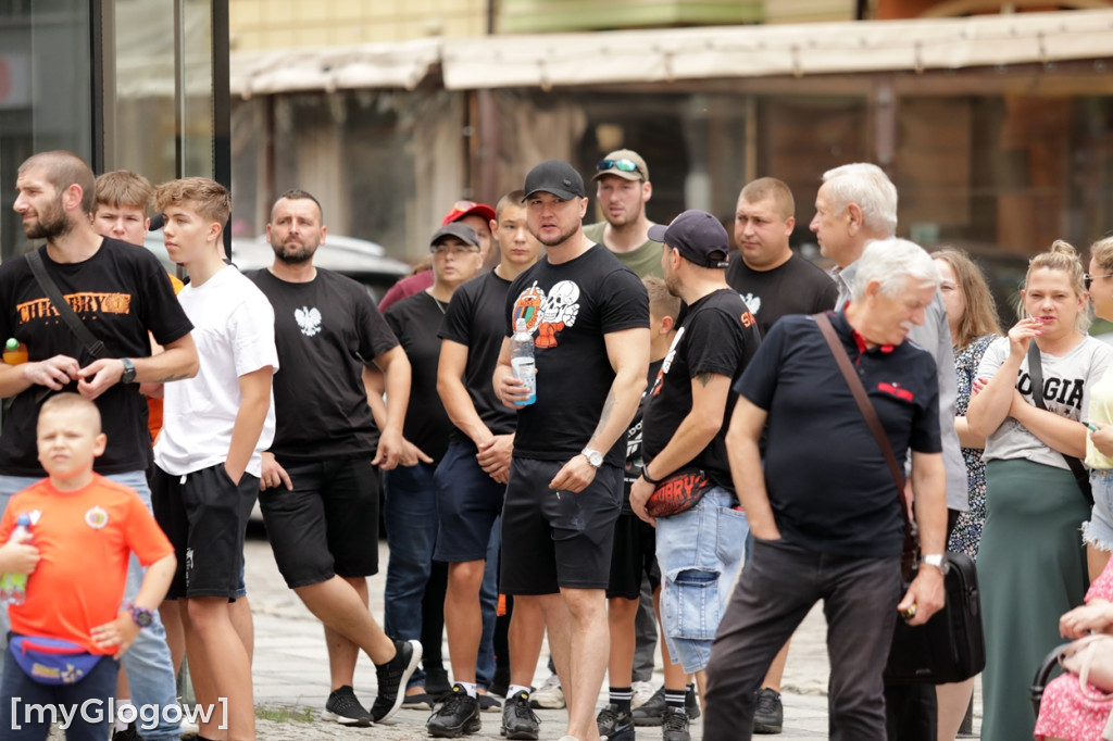 Protest w Głogowie przeciwko nielegalnym migrantom