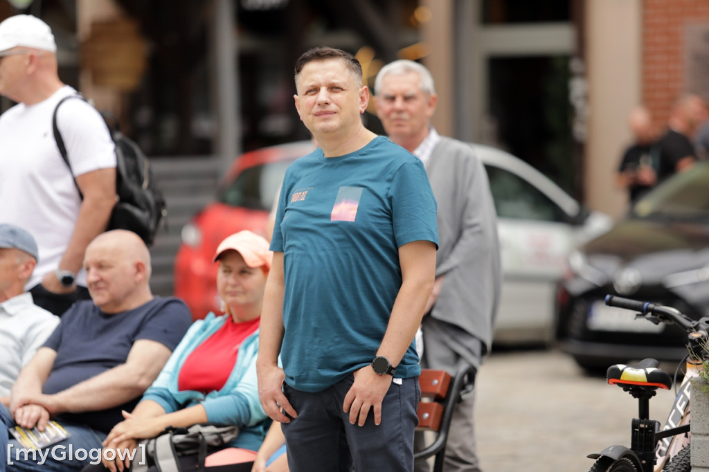 Protest w Głogowie przeciwko nielegalnym migrantom