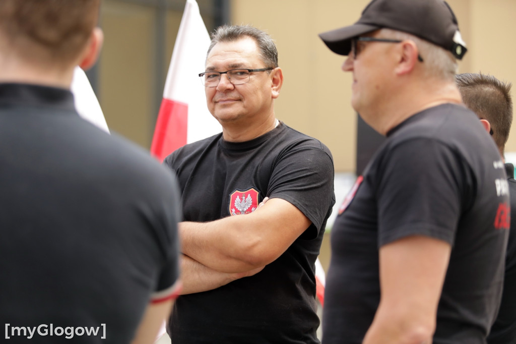 Protest w Głogowie przeciwko nielegalnym migrantom