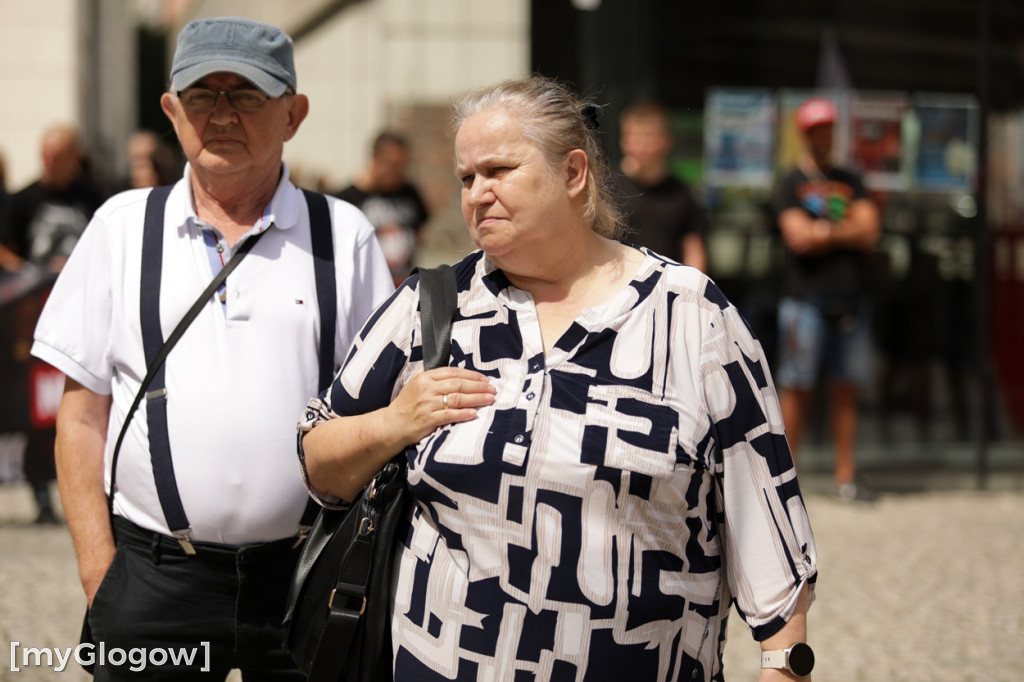 Protest w Głogowie przeciwko nielegalnym migrantom