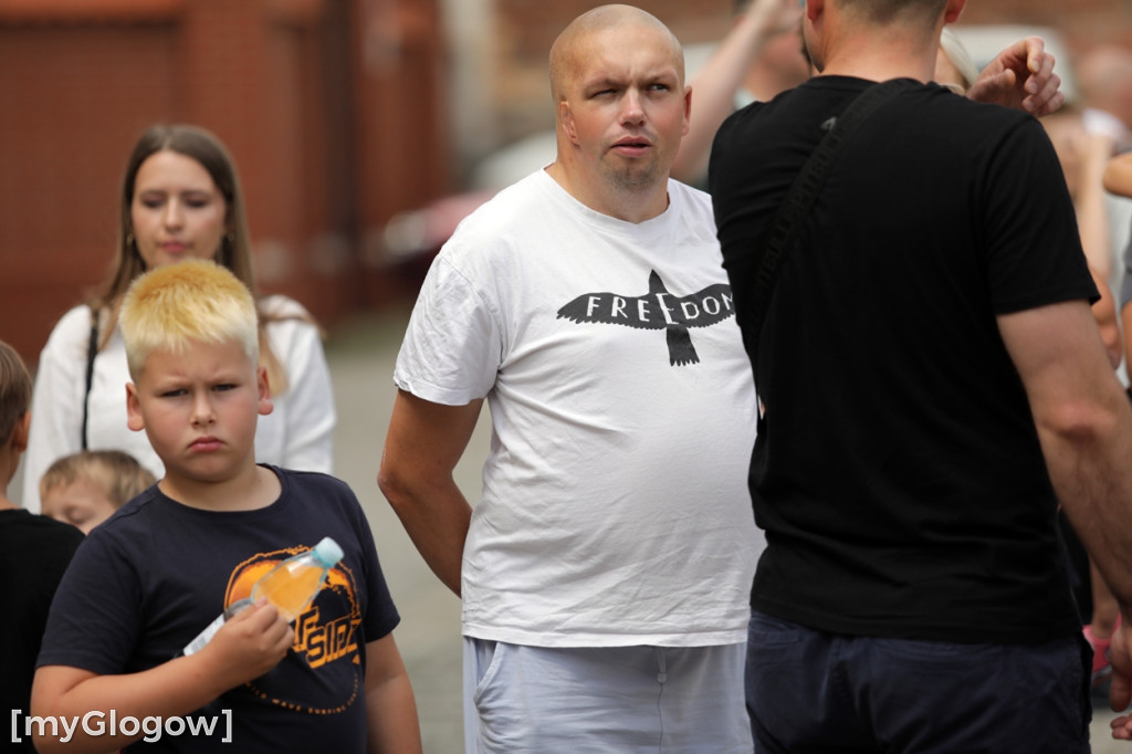 Protest w Głogowie przeciwko nielegalnym migrantom