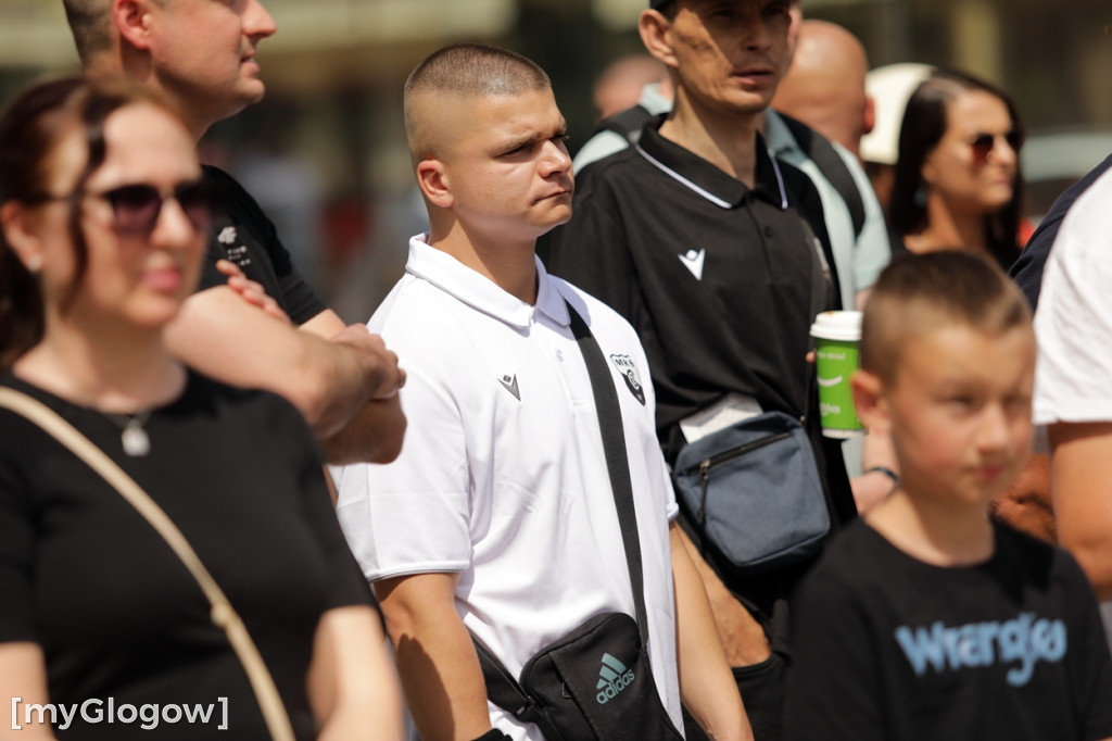 Protest w Głogowie przeciwko nielegalnym migrantom