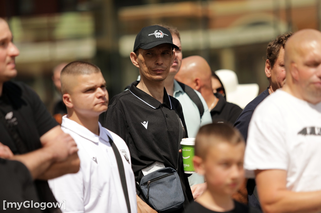 Protest w Głogowie przeciwko nielegalnym migrantom
