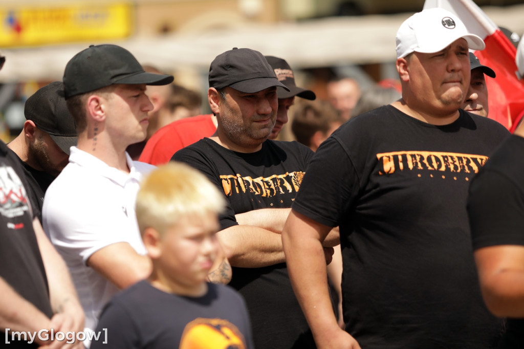 Protest w Głogowie przeciwko nielegalnym migrantom