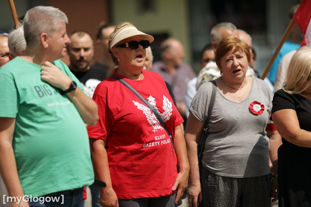 Protest w Głogowie przeciwko nielegalnym migrantom