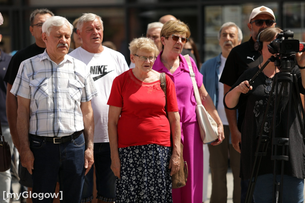 Protest w Głogowie przeciwko nielegalnym migrantom