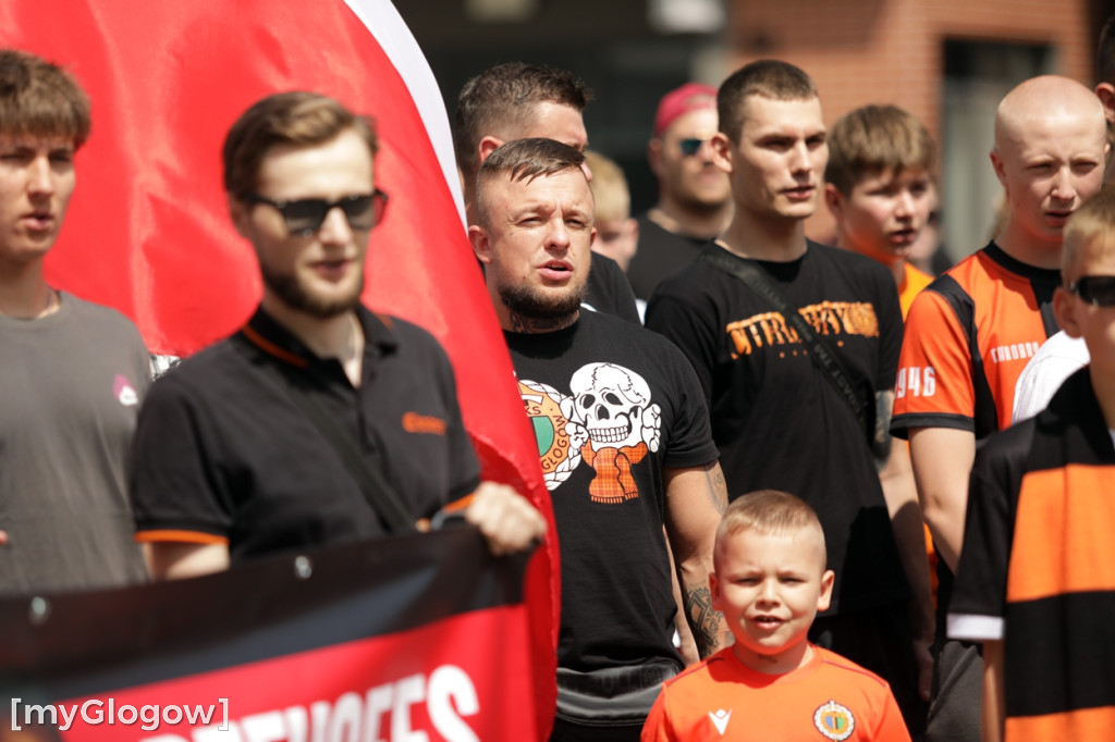 Protest w Głogowie przeciwko nielegalnym migrantom