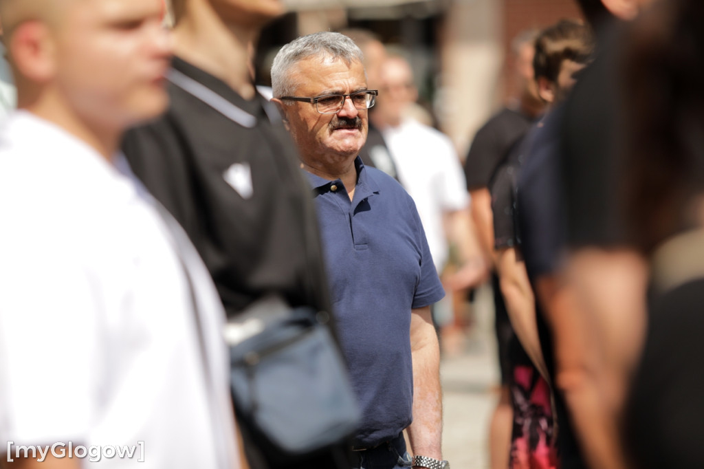 Protest w Głogowie przeciwko nielegalnym migrantom