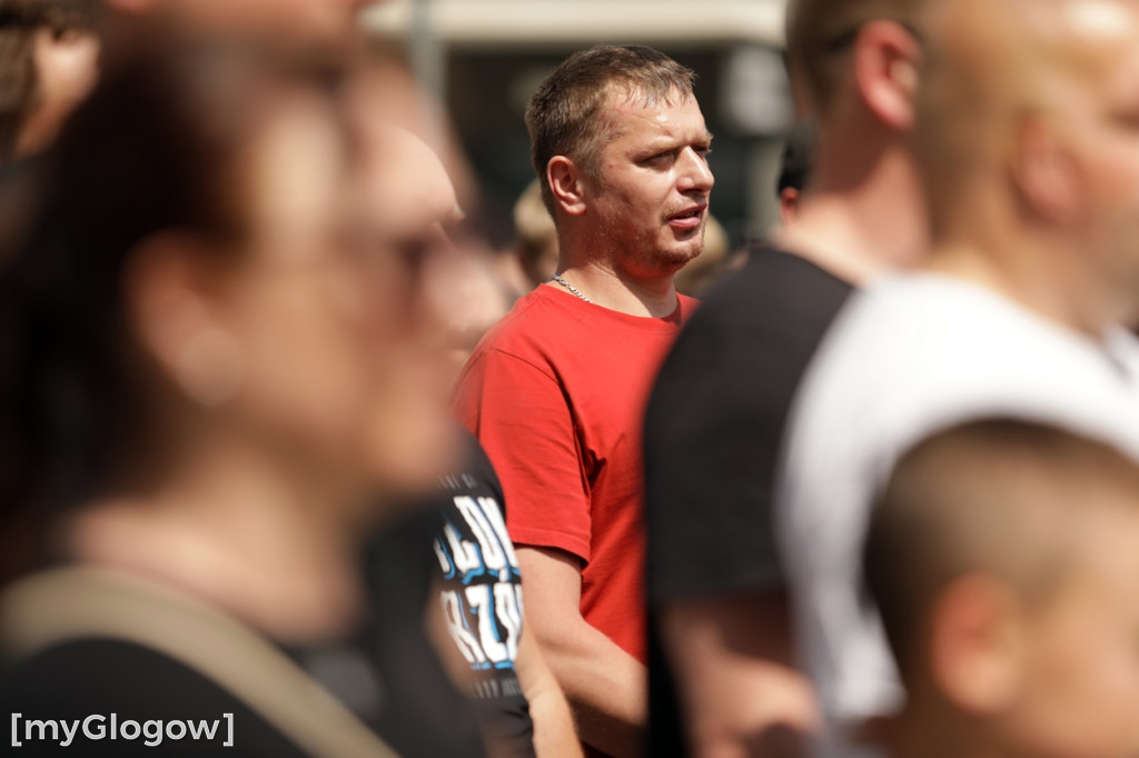 Protest w Głogowie przeciwko nielegalnym migrantom