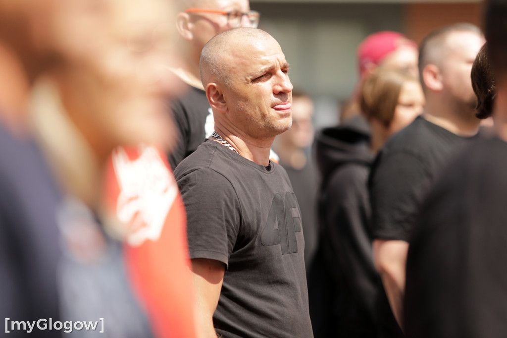 Protest w Głogowie przeciwko nielegalnym migrantom