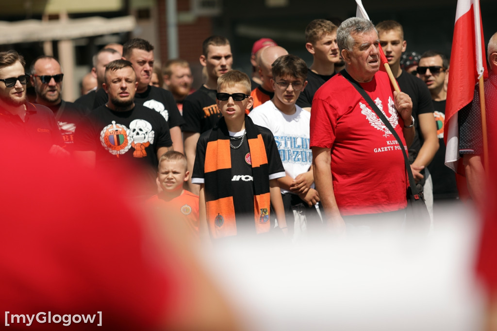 Protest w Głogowie przeciwko nielegalnym migrantom