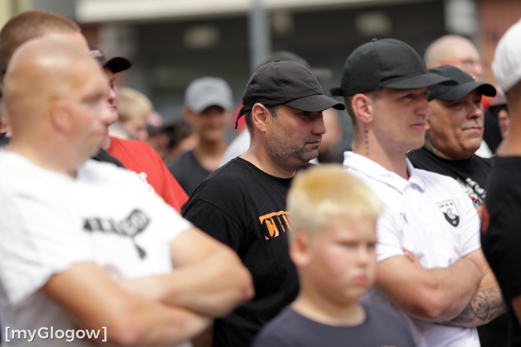 Protest w Głogowie przeciwko nielegalnym migrantom