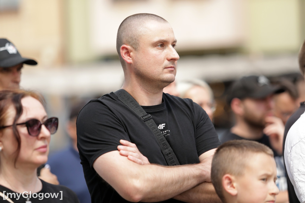 Protest w Głogowie przeciwko nielegalnym migrantom