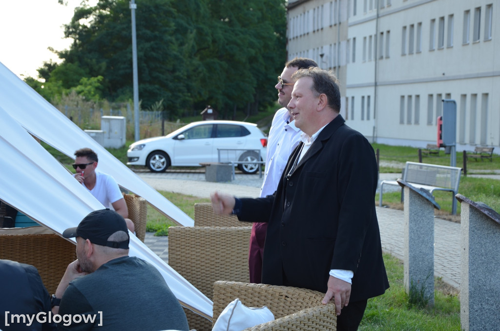 Koncert zespołu Alert RCB na głogowskiej marinie