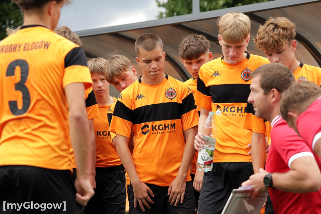 Juniorzy Chrobrego Głogów grali z Lechią