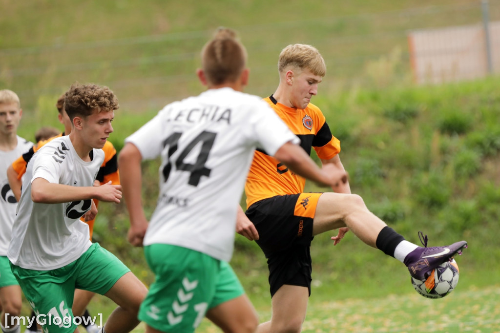 Juniorzy Chrobrego Głogów grali z Lechią