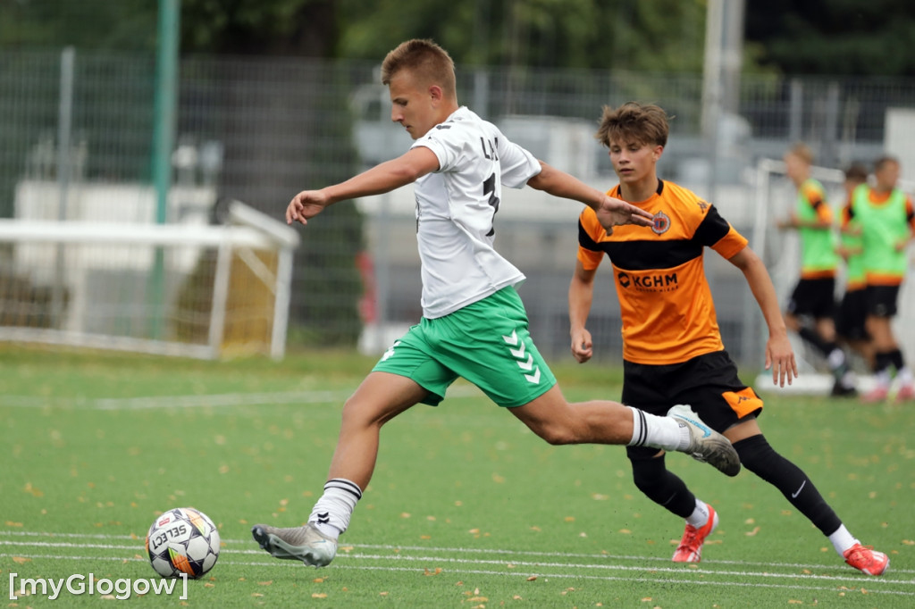 Juniorzy Chrobrego Głogów grali z Lechią
