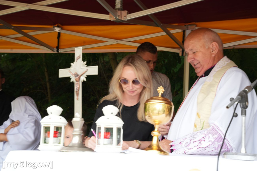 Święcenie aut na Gorze Św. Anny