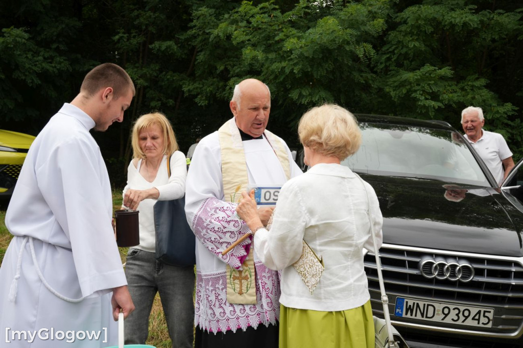 Święcenie aut na Gorze Św. Anny