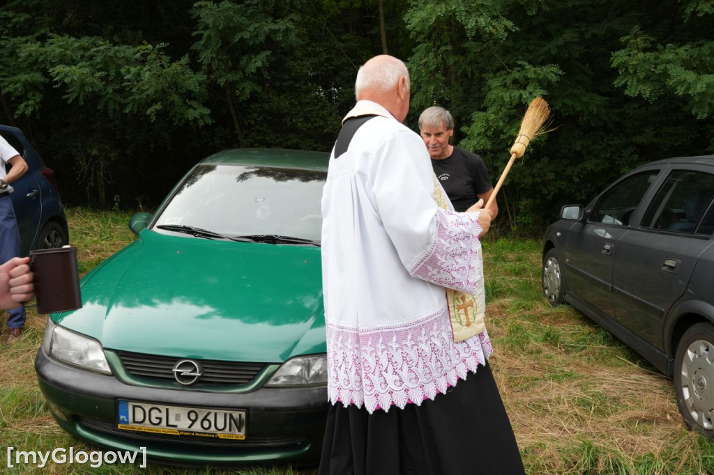 Święcenie aut na Gorze Św. Anny