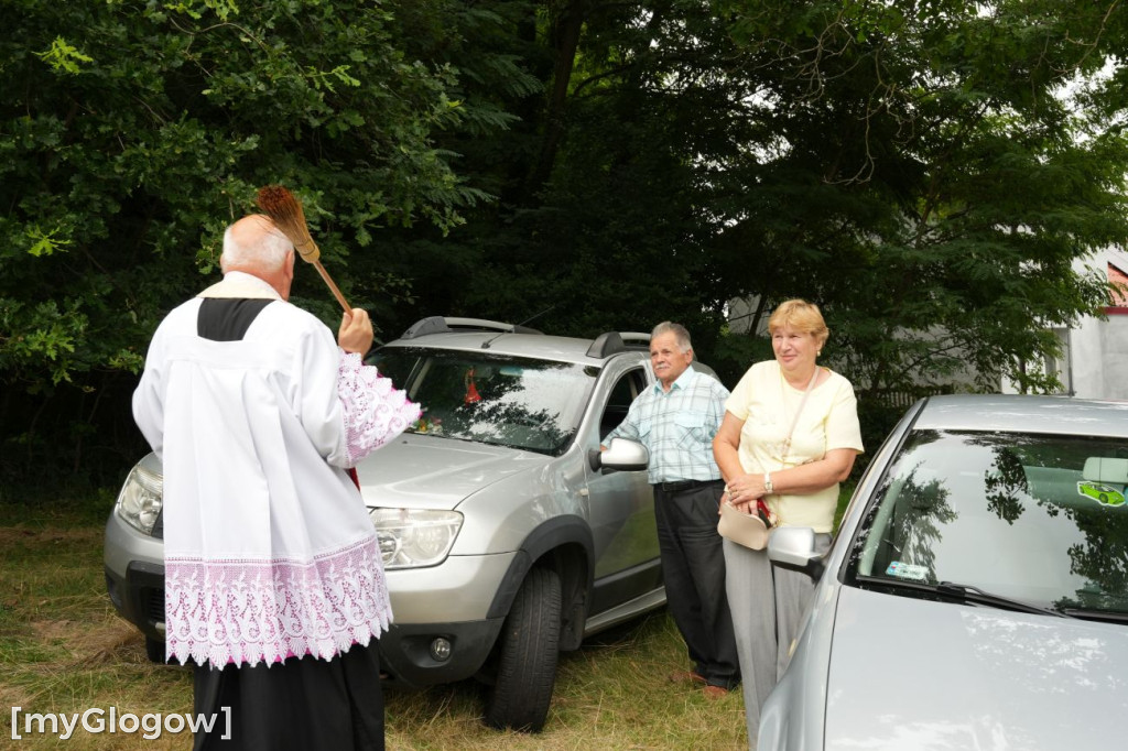 Święcenie aut na Gorze Św. Anny