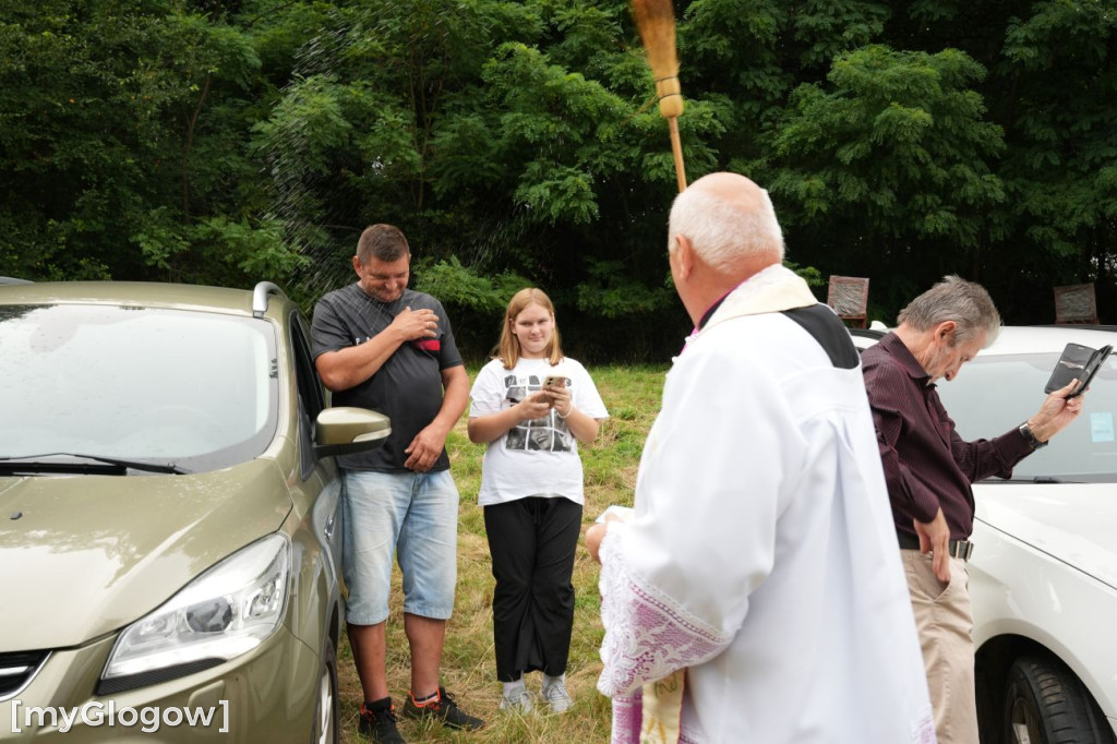 Święcenie aut na Gorze Św. Anny