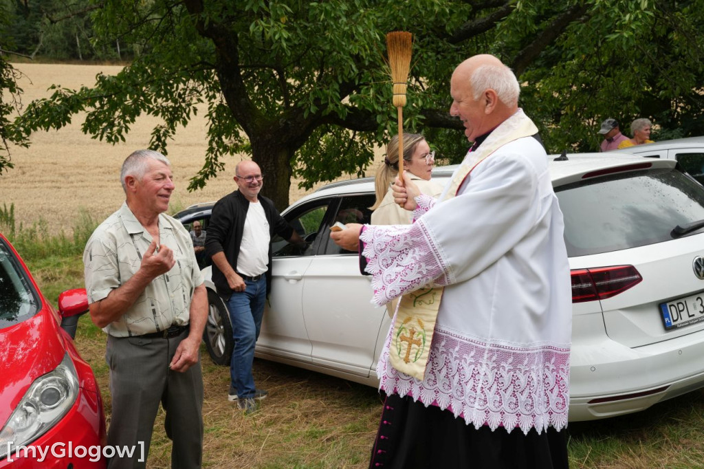 Święcenie aut na Gorze Św. Anny