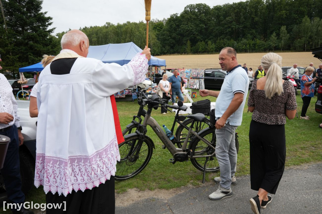 Święcenie aut na Gorze Św. Anny