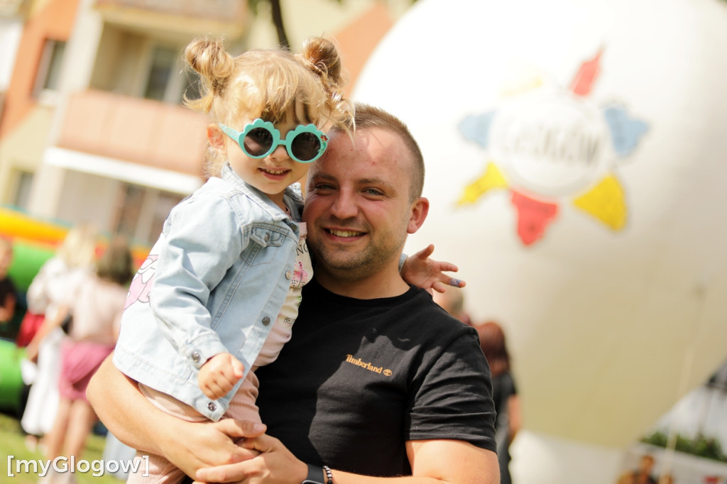 Całe rodziny bawiły się na osiedlu w Głogowie