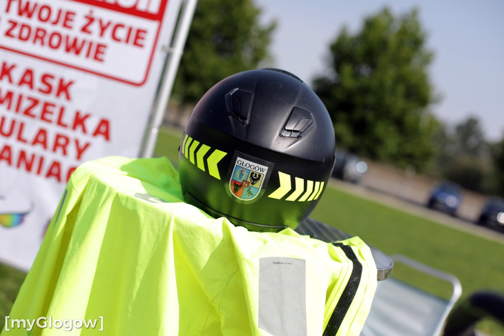 Taka akcja w Głogowie! Zachęcają do jazdy w kasku