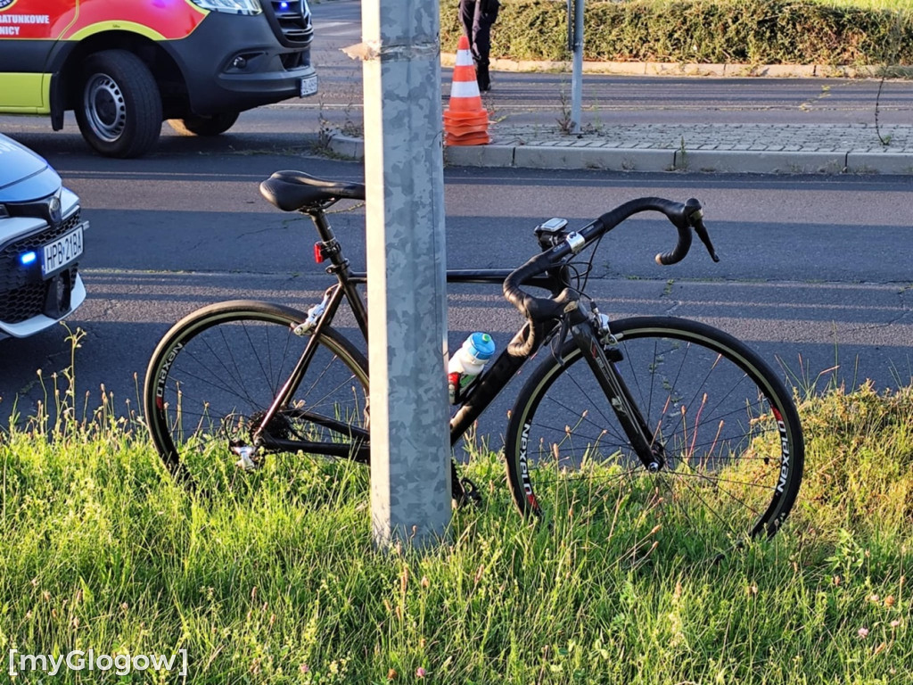 Potrącenie rowerzysty