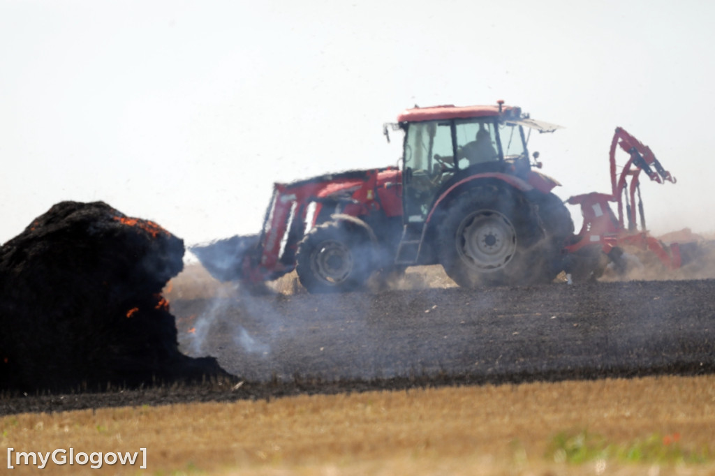 Ogromny pożar pod Głogowem