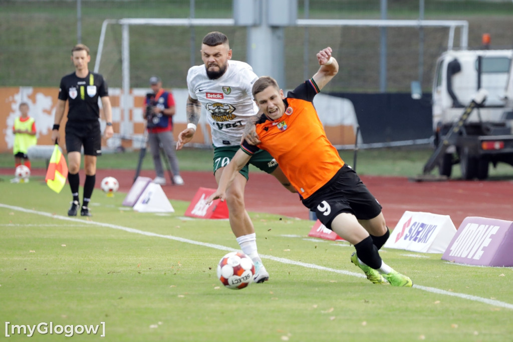 Chrobry Głogów przegrał derby ze Śląskiem Wrocław