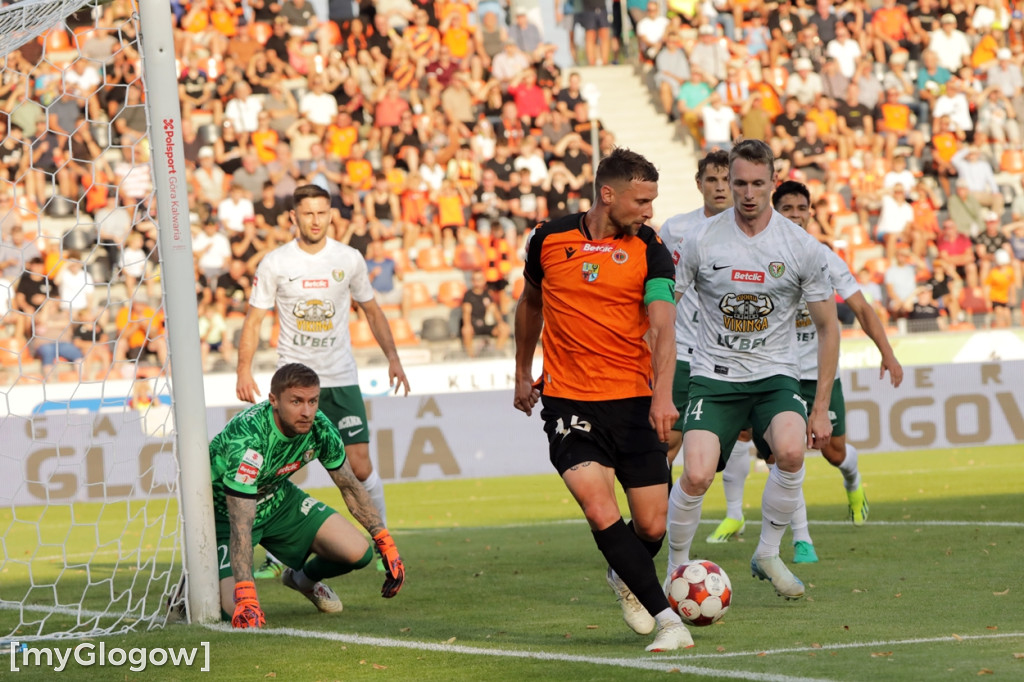 Chrobry Głogów przegrał derby ze Śląskiem Wrocław