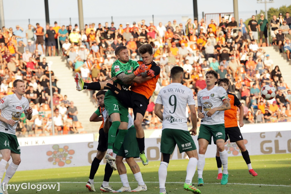 Chrobry Głogów przegrał derby ze Śląskiem Wrocław
