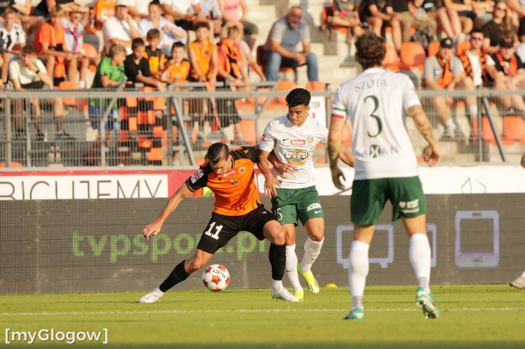 Chrobry Głogów przegrał derby ze Śląskiem Wrocław