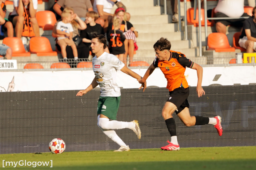 Chrobry Głogów przegrał derby ze Śląskiem Wrocław