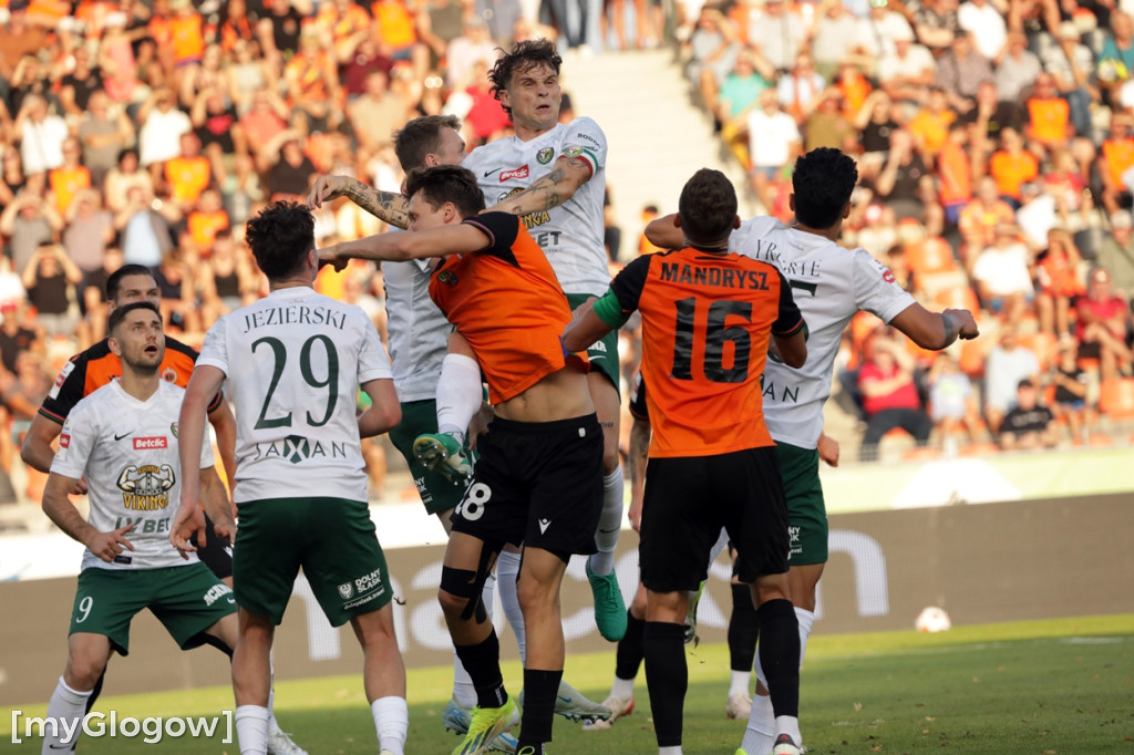 Chrobry Głogów przegrał derby ze Śląskiem Wrocław