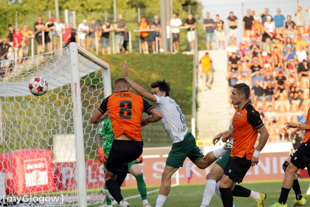 Chrobry Głogów przegrał derby ze Śląskiem Wrocław