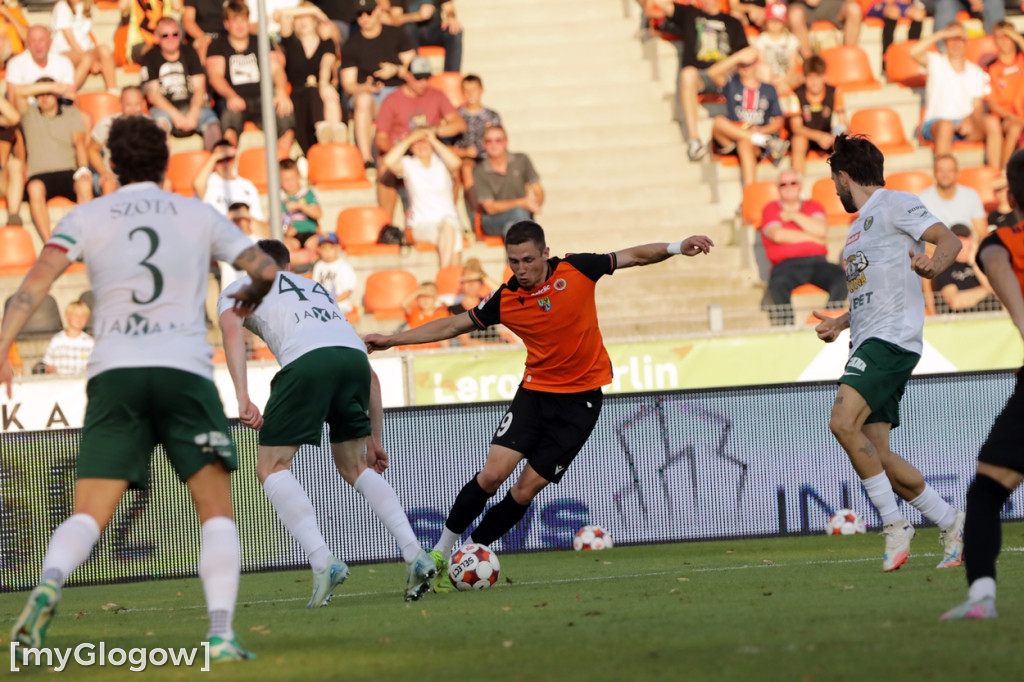 Chrobry Głogów przegrał derby ze Śląskiem Wrocław
