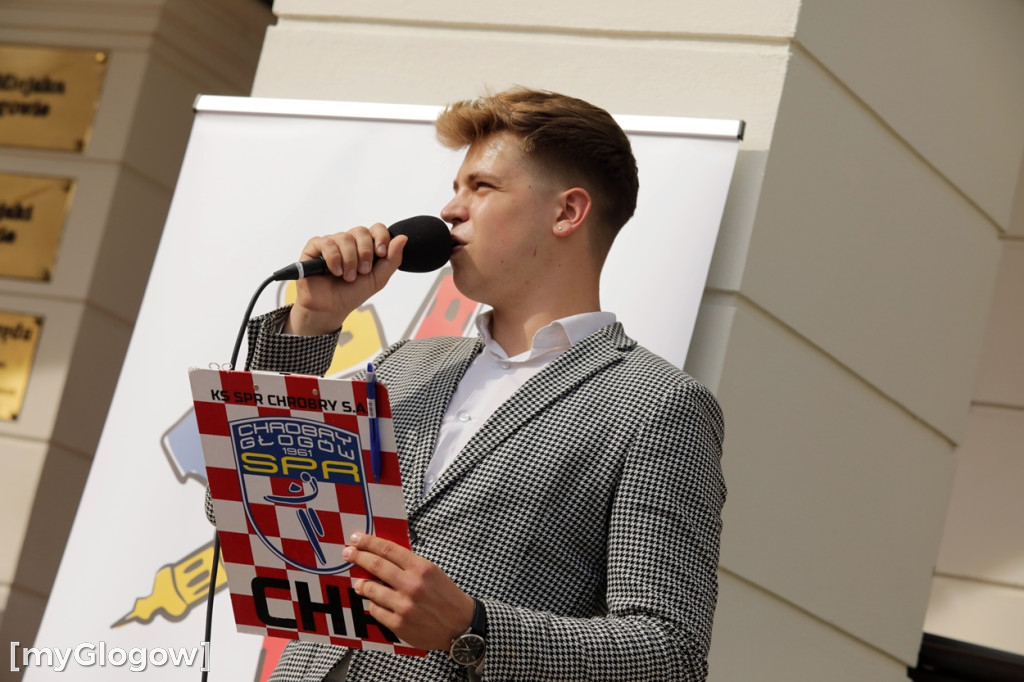 Szczypiorniści Chrobrego Głogów na rynku