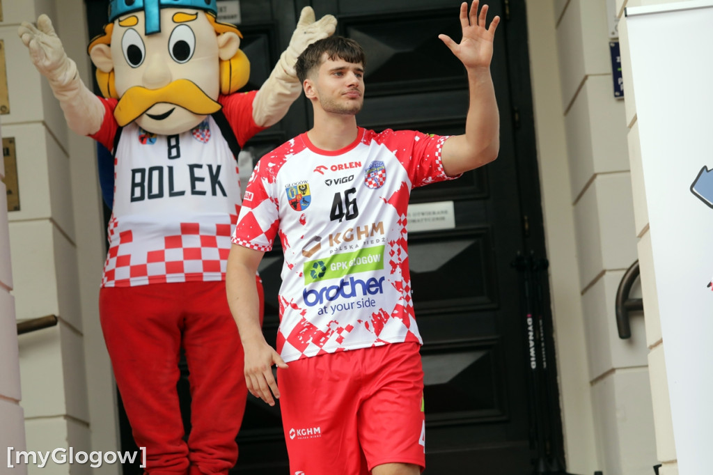 Szczypiorniści Chrobrego Głogów na rynku