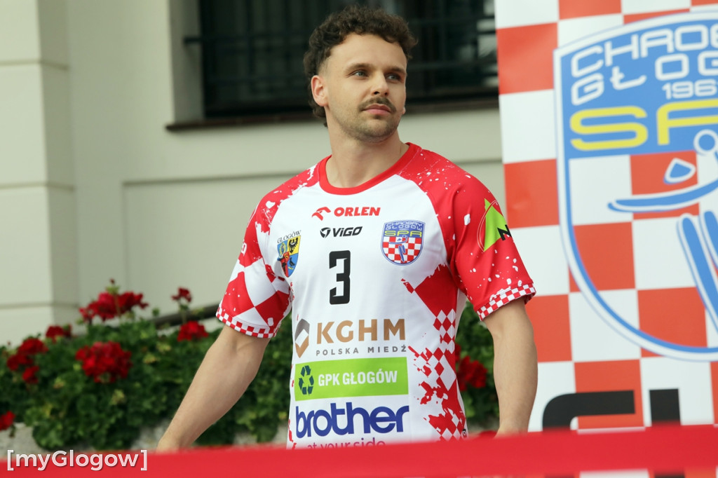 Szczypiorniści Chrobrego Głogów na rynku