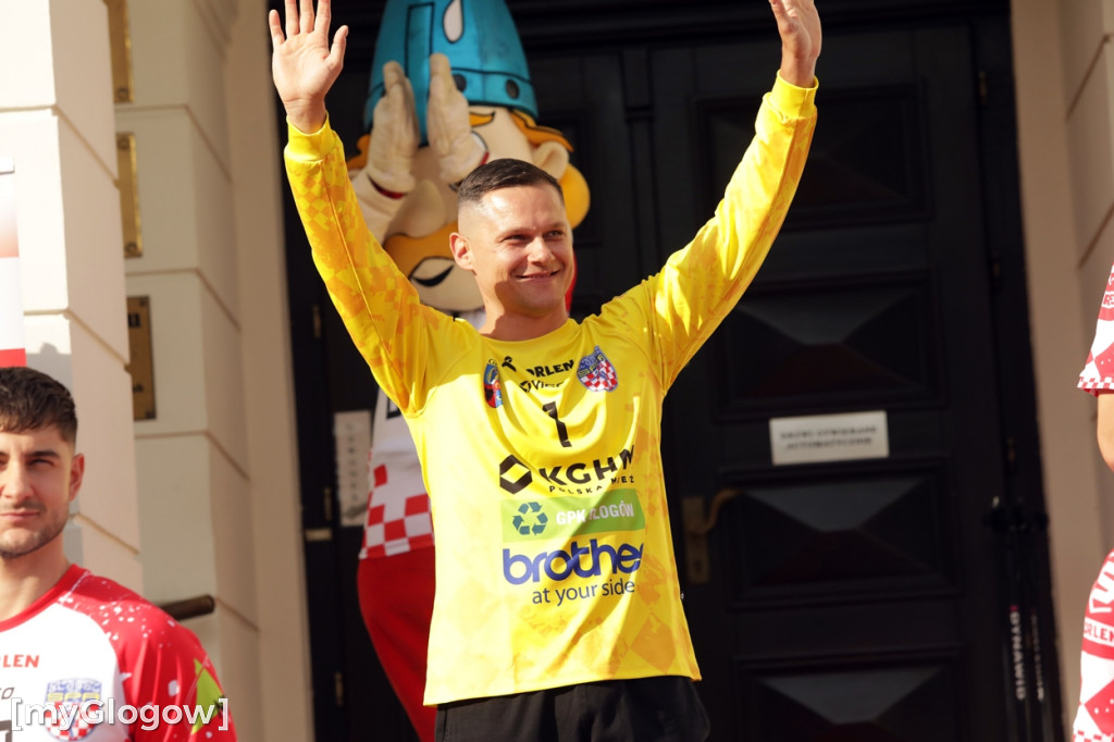 Szczypiorniści Chrobrego Głogów na rynku